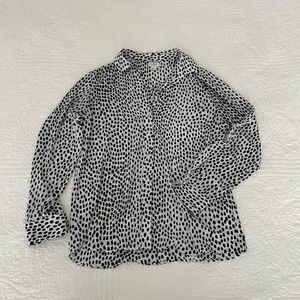 Speckled Button Down